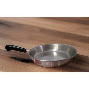 Vintage Revere Ware 9" Inch - 79 Copper Clad Bottom Skillet Sauté Pan ~ No Lid